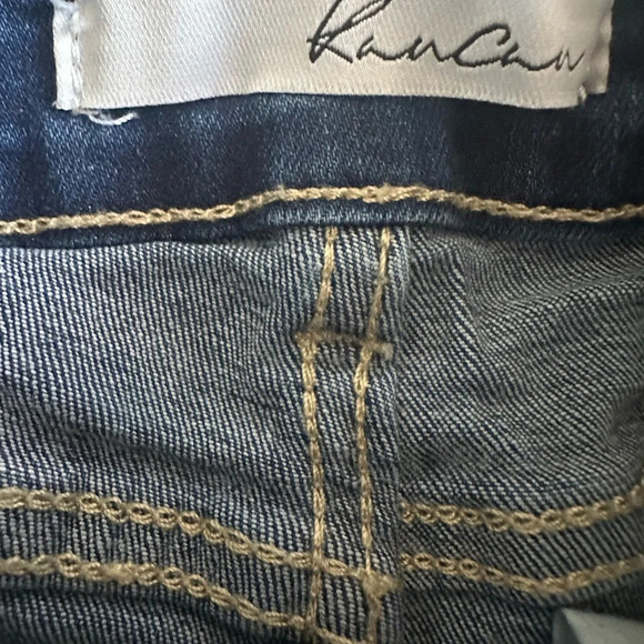 KanCan Distressed Raw Hem Short Shorts 5/26 - Picture 3 of 4